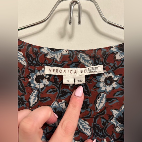 Veronica Beard Anjali Floral Mini Dress size 16 - Picture 3 of 8